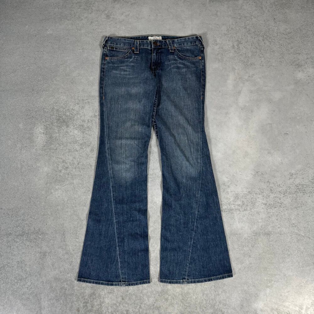Armani Exchange Jeans Flared Bootcut Dark Wash - Size: 10R